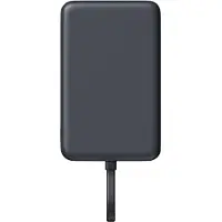 Xiaomi WPB1007MI - Trådlös powerbank - integrerad kabel - Li-Ion - 10000 mAh - 37 Wh - 33 watt - 3 A - Fast Charge - 2 utdatakontakter (USB-C) - grå