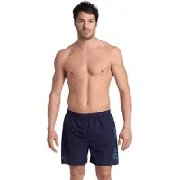 Arena Boardshorts 'FUNDAMENTALS LOGO BOXER' marinblå / turkos