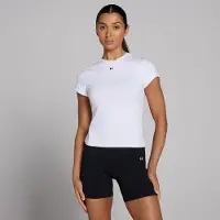 MP Women's Basics Body Fit Short Sleeve T-Shirt – White - XXS