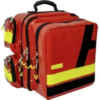 AEROcase 3-56076 Nödryggsäck med defibrillatorfack (tom) 40 x 42 x 27 Röd