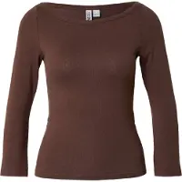 Pieces Phoebe Boatneck T-shirt Med Lång ärm