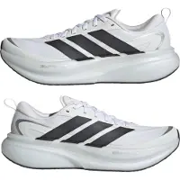 Adidas Springsko 'SUPERNOVA GLIDE' svart / silver / vit