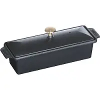 Staub Rektangulär Terrin i Gjutjärn 1,45 L - Ugnsformar Svart
