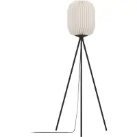 Eglo BELGRAVE golvlampa H1415 E27 svart/vit FSC