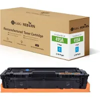 G&G Toner Ersätter HP 415A Kompatibel Cyan 2100 sidor Reborn remanufactured 21270