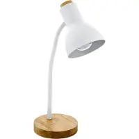Eglo VERADAL bordslampa E27 H420 vit FSC