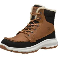 Helly Hansen för män. 11422 Garibaldi bruna läderstövlar (40), Hud, Svart, Karta, Nyckelband, Casual, Snö, Utomhus