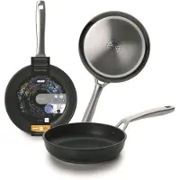 Ibili Stekpanna - IBILI - Titan - Aluminiumgjutgods - 24 cm - Svart - Ergonomisk och Miljövänlig svart