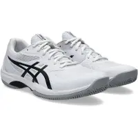 Asics för män. 1041A490 Spel FF Clay OC vit (46), Karta, Nyckelband, Deportivo, Tennis/Padel