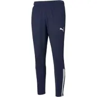 Puma Träningsbyxor teamLIGA - Navy/White, storlek XX-Large