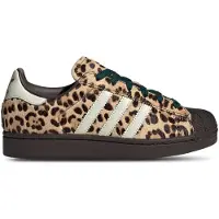 Adidas Originals Låg sneaker 'Superstar II' elfenben / cappuccino / mörkbrun / mörkgrön