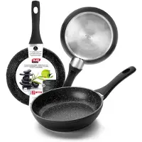 Ibili Stekpanna - IBILI - Natura - 20 cm - Aluminium - Stenstil non-stick - Induktionskompatibel