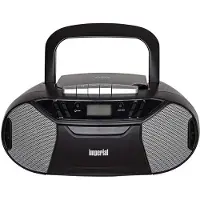 Imperial PBB 1 Compacte portabel boombox med CD-spelare, kassettdäck och FM-radio
