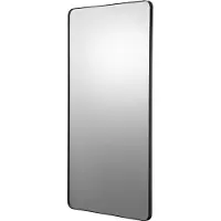 Vevor Väggmonterad sminkspegel, 0,15" tjock, 30" x 48" spegel med aluminiumram och explosionssäker film, reptålig spegel med Z-formad konsol, passar för badrum/sovrum/vardagsrum