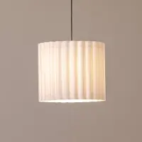 Duolla Hänglampa Aria , dimbar, Vitt / opal, Vardagsrum / matsal, Textil / tyger / siden, Pendellampa