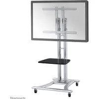 NeoMounts PLASMA-M1800E - Vagn - för platt panel/AV-utrustning - silver - skärmstorlek: 27-70