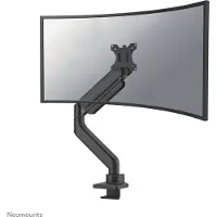 NeoMounts DS70PLUS-450BL1 - Monteringssats (arm för bordsmontering) - fullständig rörelse - för böjd LCD-skärm - stål - svart - skärmstorlek: 17-49
