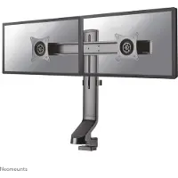 NeoMounts FPMA-D860DBLACK Monitor bordsfäste 2 Skärm(ar) 25,4 cm (10) - 68,6 cm (27) Svart Svängbar, Roterbar, Tiltbar, Justerbar i höjd