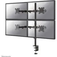 NeoMounts Monitor bordsfäste FPMA-D550D4BLACK 4 Skärm(ar) 33,0 cm (13) - 81,3 cm (32) Svart Tiltbar, Roterbar, Svängbar, Justerbar i höjd