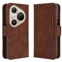 Mtp Products Huawei Pura 80 Pro/80 Pro+ Korthållare plånboksfodral - Brun