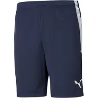 Puma teamLIGA Träningsshorts - Marinblå, storlek Small