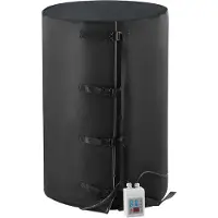 Vevor 55 Gal metalltrumvärmare 1300W 0-145℉ Justerbar med oberoende termostat