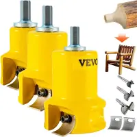 Vevor Tappsåg, 25,4 mm/1 tum och 38 mm/1,5 tum och 50,8 mm/2 tum, premium möbelsåg i aluminium och stål, med dubbla böjda blad och knappskruvar. Home Master Kit, kommersiellt nybörjarverktyg för hemma