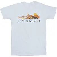 Disney Mens Cars Explore The Open Road T-Shirt (White)