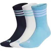 Adidas 3 Stripes Cushioned Sportswear Crew-strumpor 3 Enheter