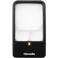 Diesella A/S Handlupp 3X/5X/7X förstoring och LED-ljuskälla (platt modell)