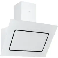 Silverline Agat SL 3422-80 HV - Kåpa - vinklad skorsten - bredd: 79.6 cm - djup: 43.7 cm - utsug och återcirkulering (-) - med intern/valfri extern motor - vit