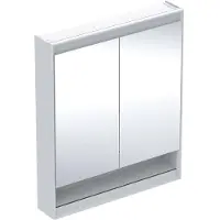 Geberit Spegelskåp ONE 2 lucka/hylla 90x75x15 vit