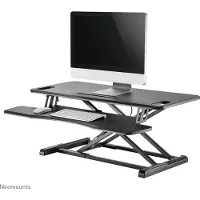 NeoMounts NS-WS300BLACK Sitt/stå-skrivbord Höjdintervall: 11 till 51 cm Svart