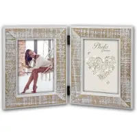Zep WW3557 Växelram akryl Pappersformat: 13 x 18 cm (B x H x D) 380 x 240 x 1.7 mm Brun, Vit