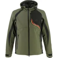 Helstons Jump, herr Softshelljacka Khaki/Svart XL Herrar grøn