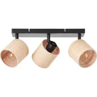 Brilliant Raffy 99769/09 Tak-spotlights E14 Svart