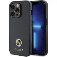 GUESS Strass Metal Logo iPhone 13 Pro 6,1" Fodral - Svart
