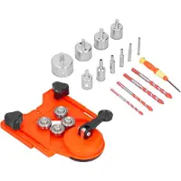 TOMTOP JMS 16 st Diamantborr Hålsåg 6?50mm Skärare Borrverktyg Set Kit för Kakel TräOrange orange