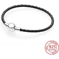 Wucifang Jewelry Äkta 925 Sterling Silver Infinite Knotted Heart T-Bar Strip Armband Multi-Snake Bangle Bröllopsfest Flickor Fina smycken 20cm