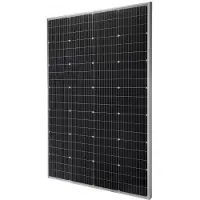 Vevor 200W monokristallin solpanel, 23 % högeffektiv mono-PV-modul med stabil MC4-utgång och aluminiumram, IP65 vattentät solpanel för bil, båt, husbil, platt tak, off-grid-applikationer