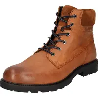 Bugatti Boots med snörning konjak
