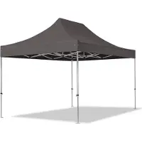 TOOLPORT 3x4,5 m snabbtält, Professional aluminium, mörkgrå