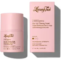 Loving Tan 2 HR Express Face Self-Tanning Serum Medium Brun utan sol-serum 30 ml