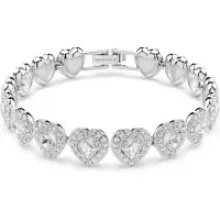 Swarovski Ariana Grande Kapselkollektion X Ariana Grande Samarbete Logotypdesign Rodiumpläterat Armband Damarmband Silver 5720860 Box+Shopping Bag