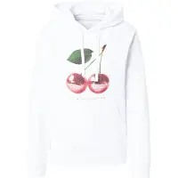 Einstein&newton Sweatshirt 'Disco Cherry' grön / röd / svart / vit