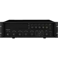 Monacor PA-1240 ELA-förstärkare 240 W 1 kanal 5 zoner