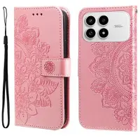 Mtp Products Xiaomi Redmi K90/Poco F8 Pro Mandala Series Plånboksfodral - Rosa