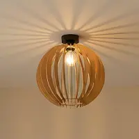 MCJ Taklampa Clay , dimbar, Ljust trä, Vardagsrum / matsal, Trä, Skandinavisk, Taklampa