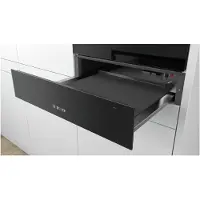 Bosch Serie | 6 BIC510NB0 - Värmeskåp - inbyggd - fördjupning - bredd: 56 cm - djup: 55 cm - höjd: 14 cm - vulkansvart