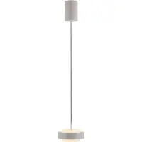 Schöner Wohnen Pendellampa Elmo, dimbar, Creme / bärnsten, Vardagsrum / matsal, Metall, Modern